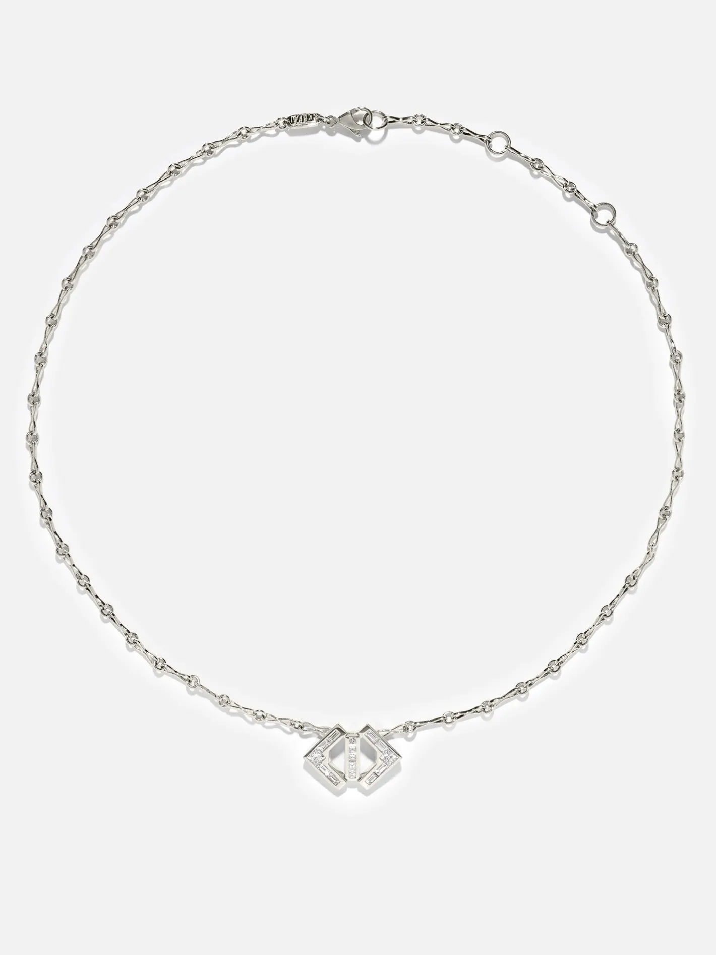 Glow Diamond Necklace on Motif Chain<AZLEE Jewelry Sale