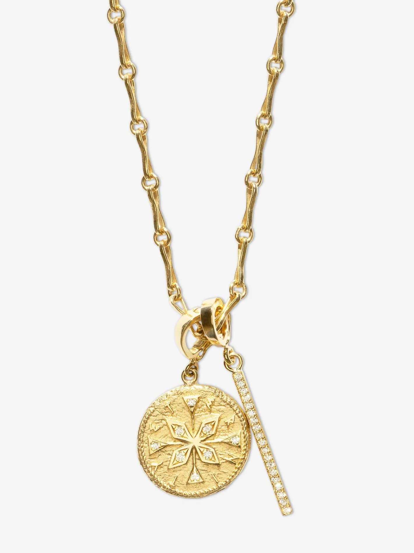 Light Beam Diamond Charm<AZLEE Jewelry Outlet