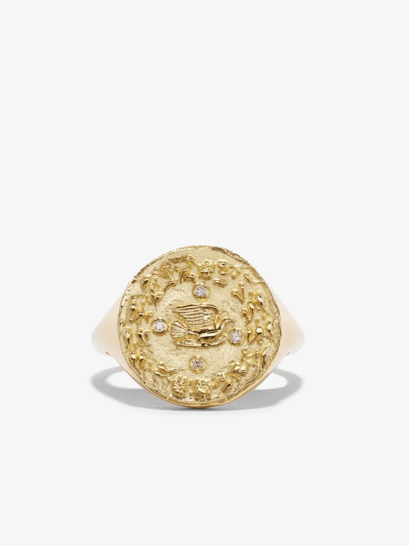 Mother Nature Signet Ring<AZLEE Jewelry Clearance