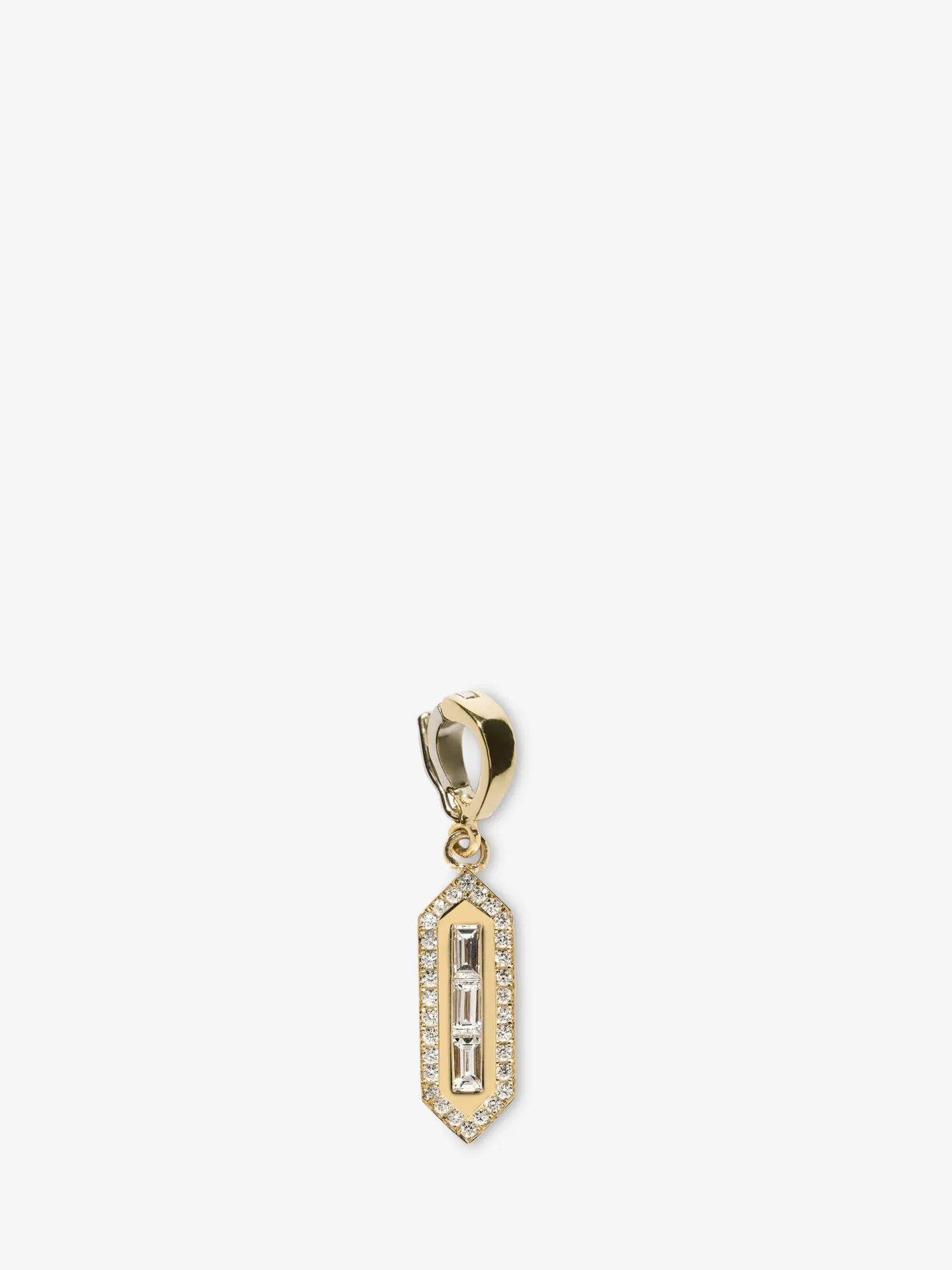 N/S Triple Baguette Diamond Charm<AZLEE Jewelry Discount