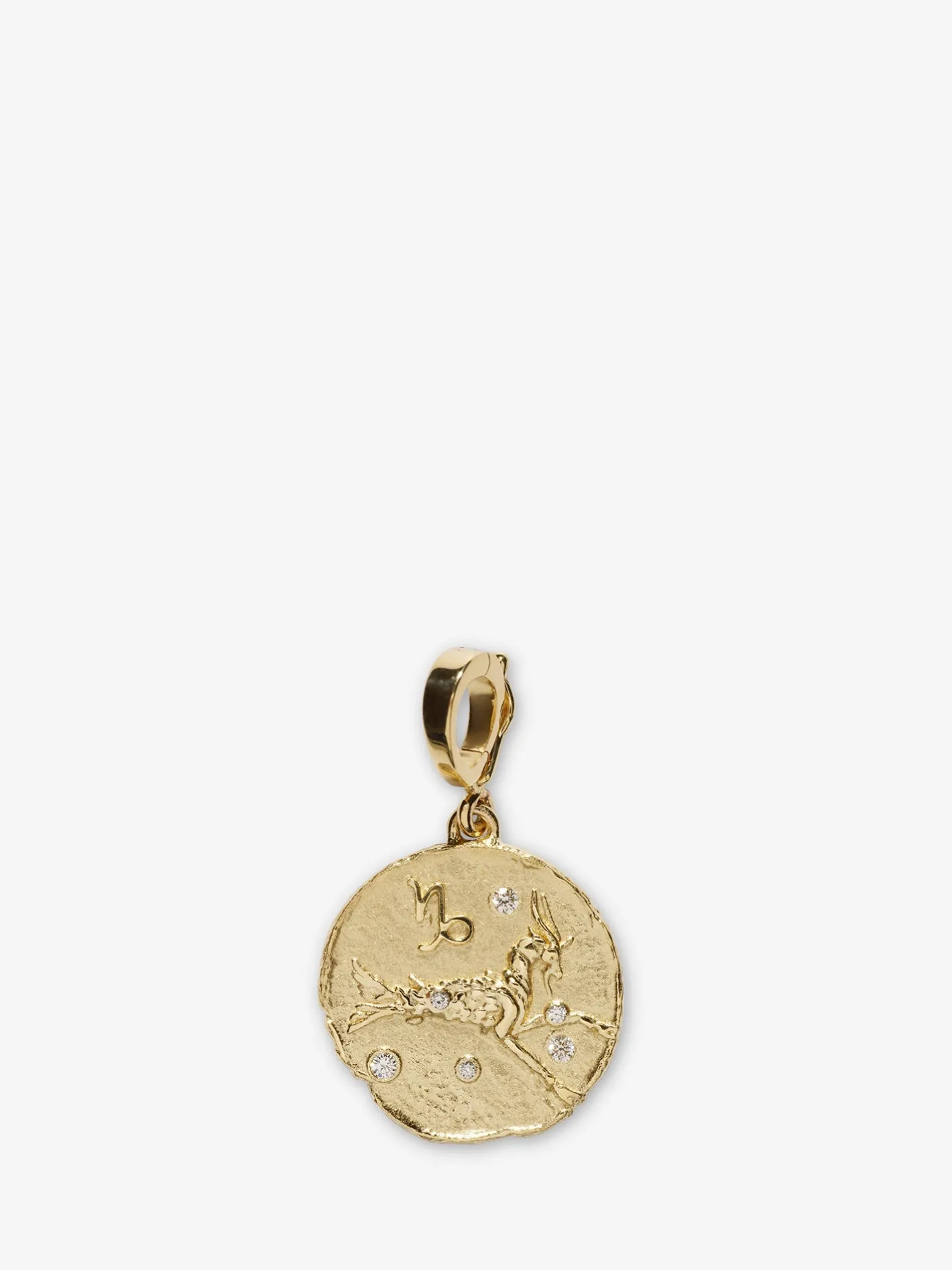 Of The Stars Capricorn Small Coin Charm<AZLEE Jewelry Store