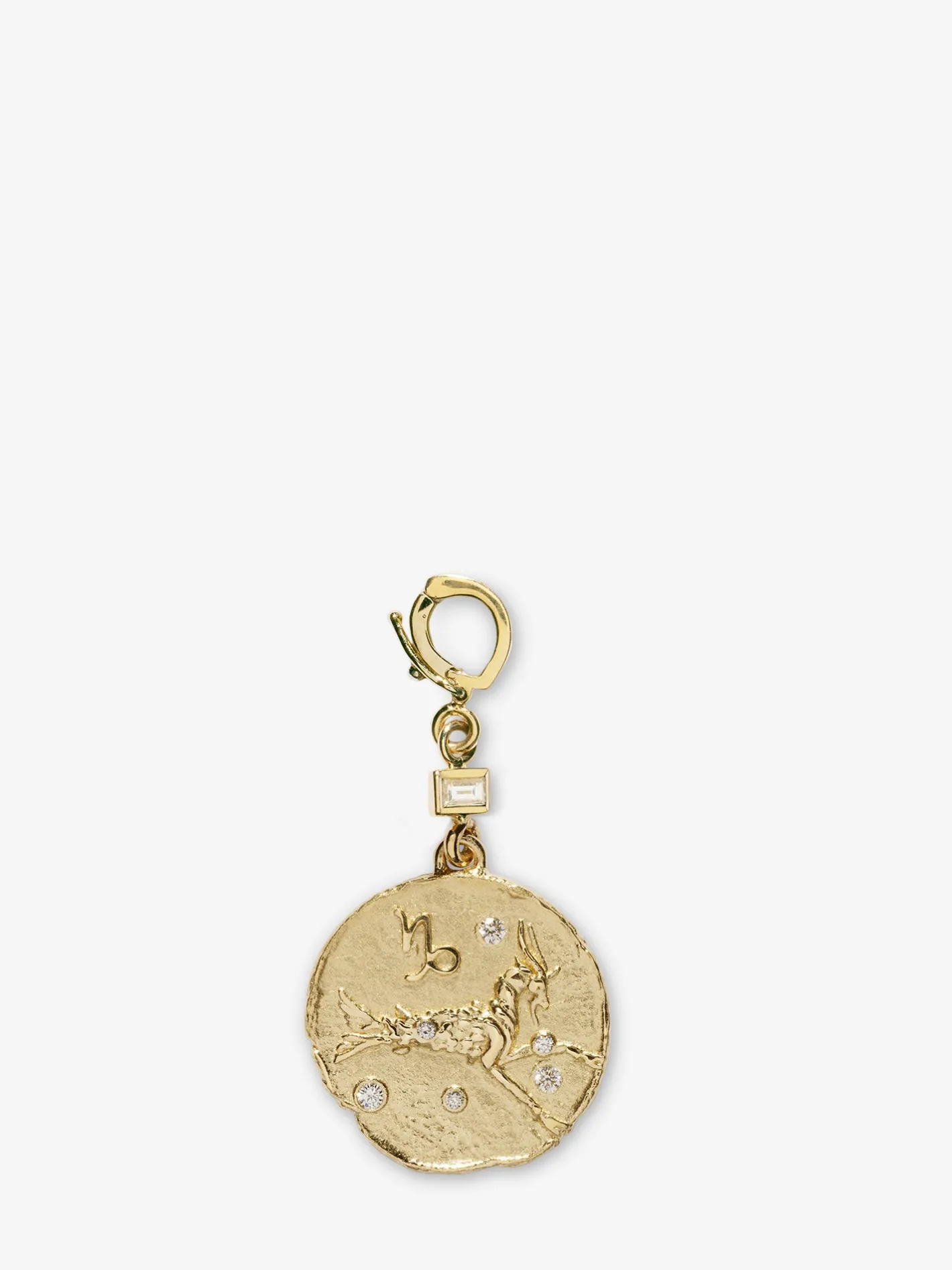 Of The Stars Capricorn Small Coin Charm<AZLEE Jewelry Store