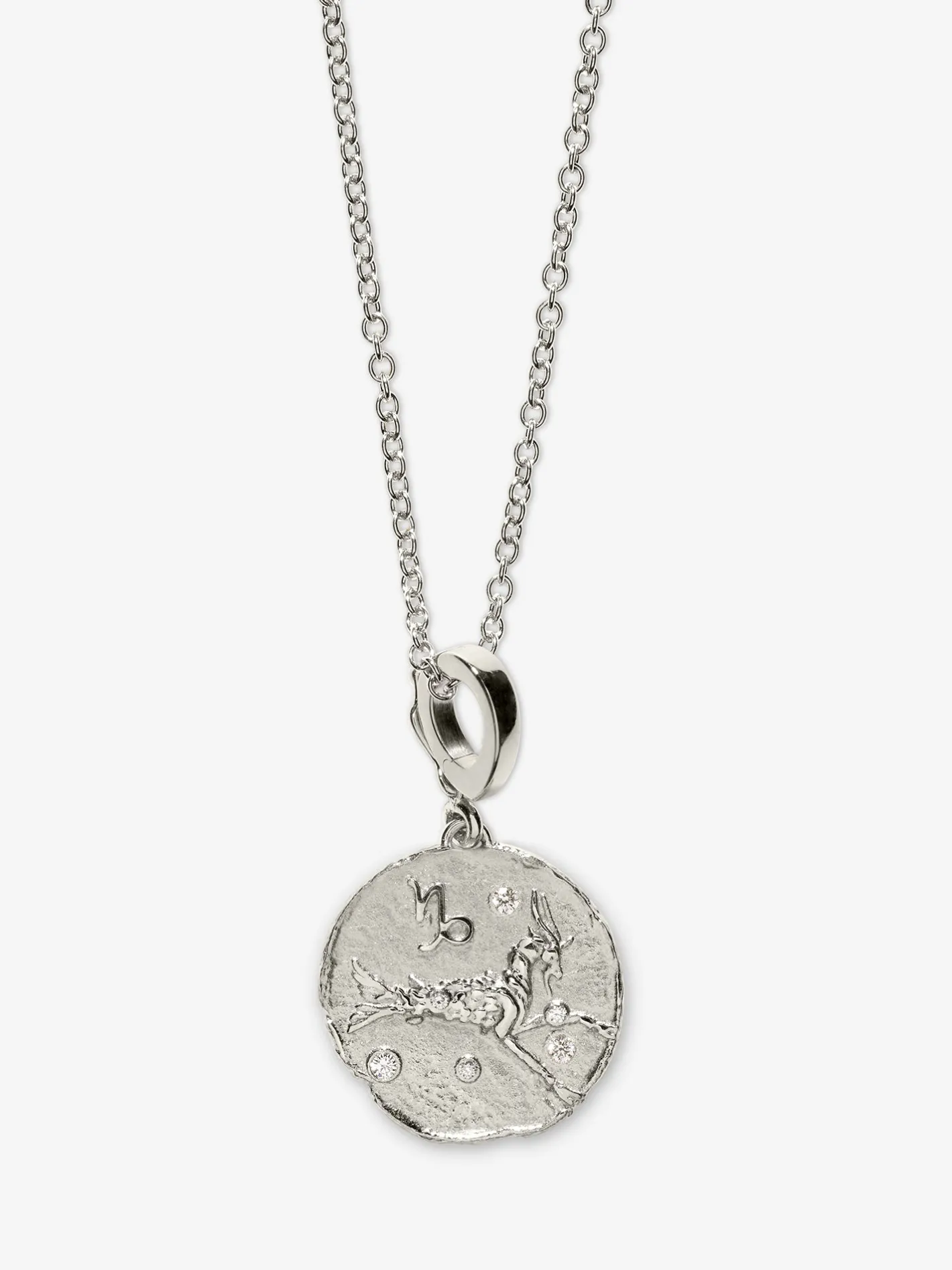 Of The Stars Capricorn Small Coin Charm<AZLEE Jewelry Store