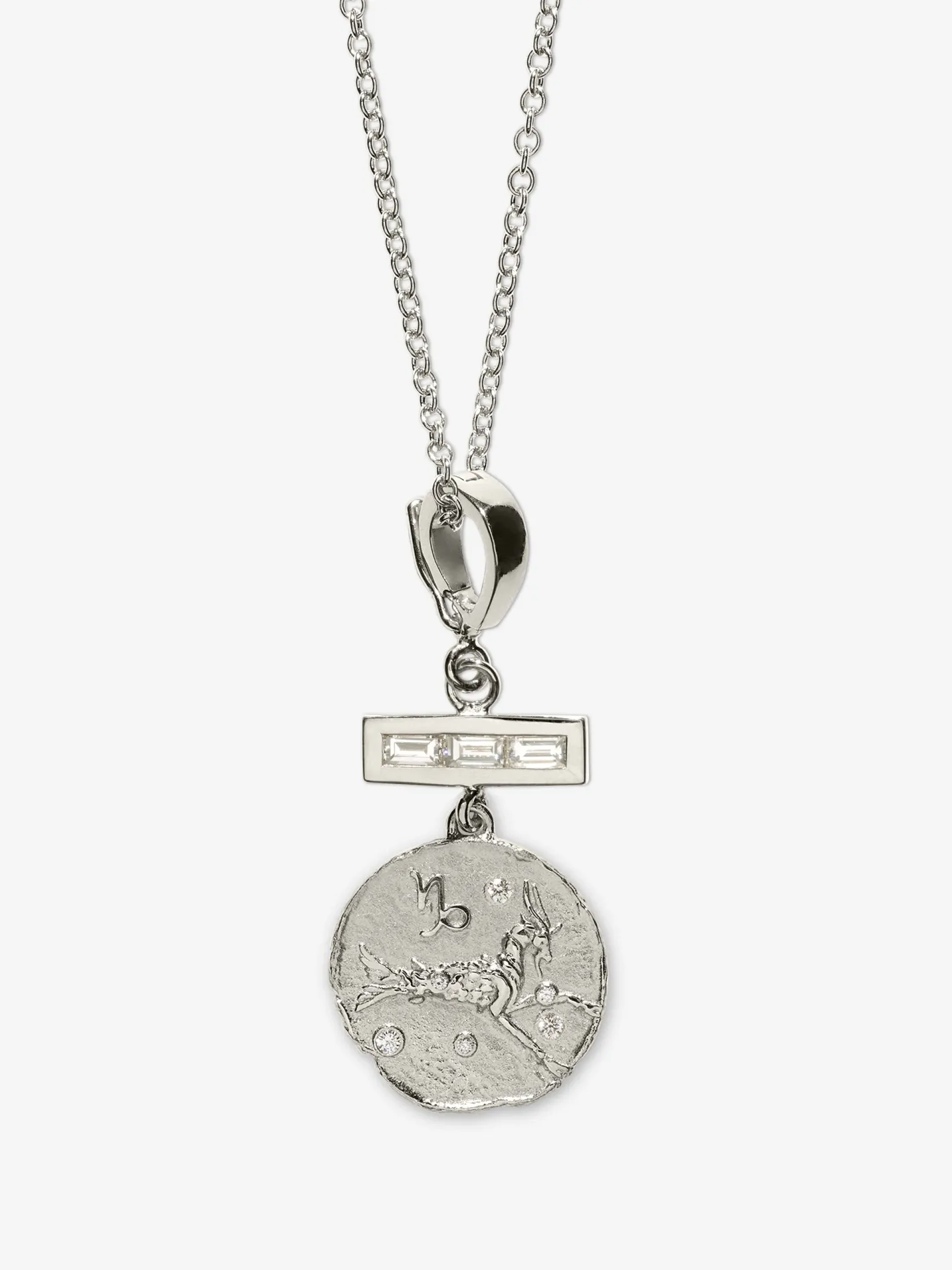 Of The Stars Capricorn Small Coin Charm<AZLEE Jewelry Store