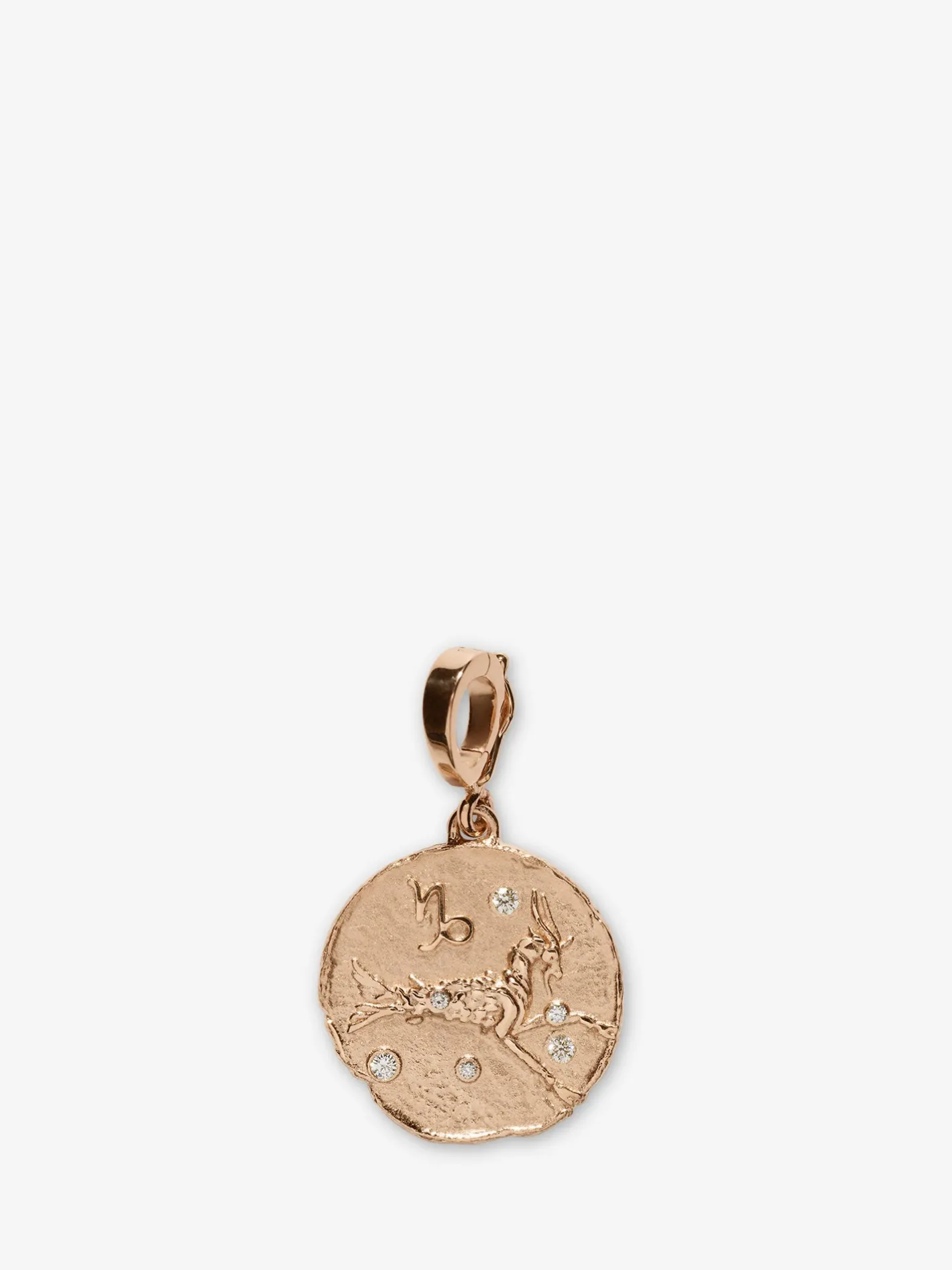 Of The Stars Capricorn Small Coin Charm<AZLEE Jewelry Store