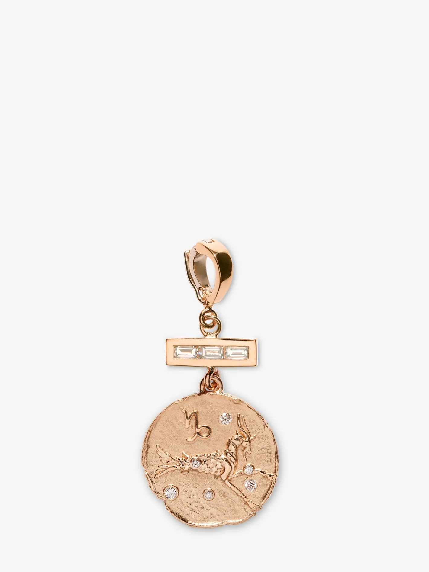 Of The Stars Capricorn Small Coin Charm<AZLEE Jewelry Store