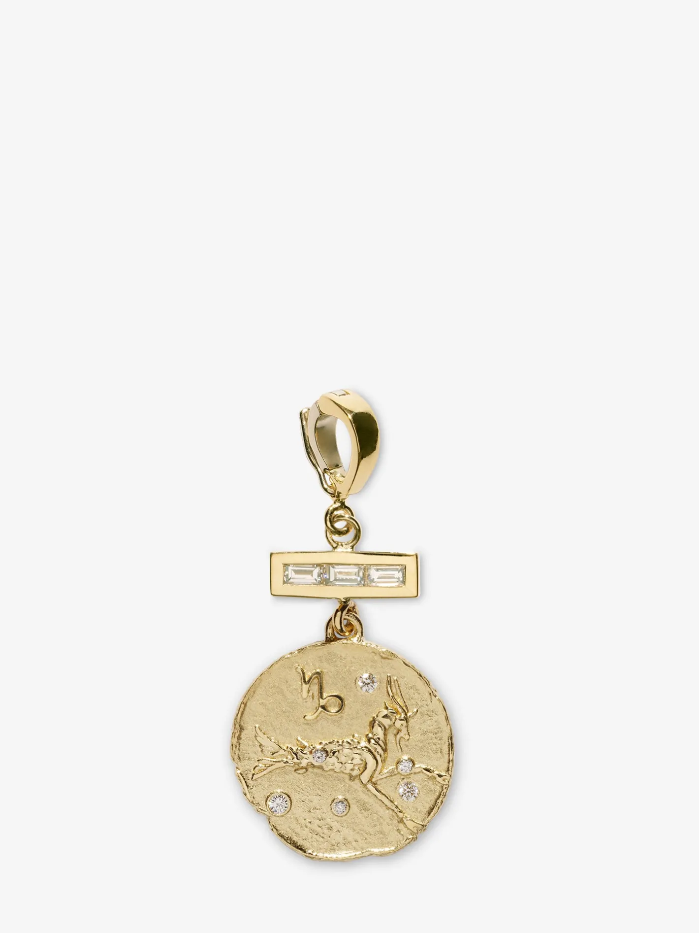 Of The Stars Capricorn Small Coin Charm<AZLEE Jewelry Store