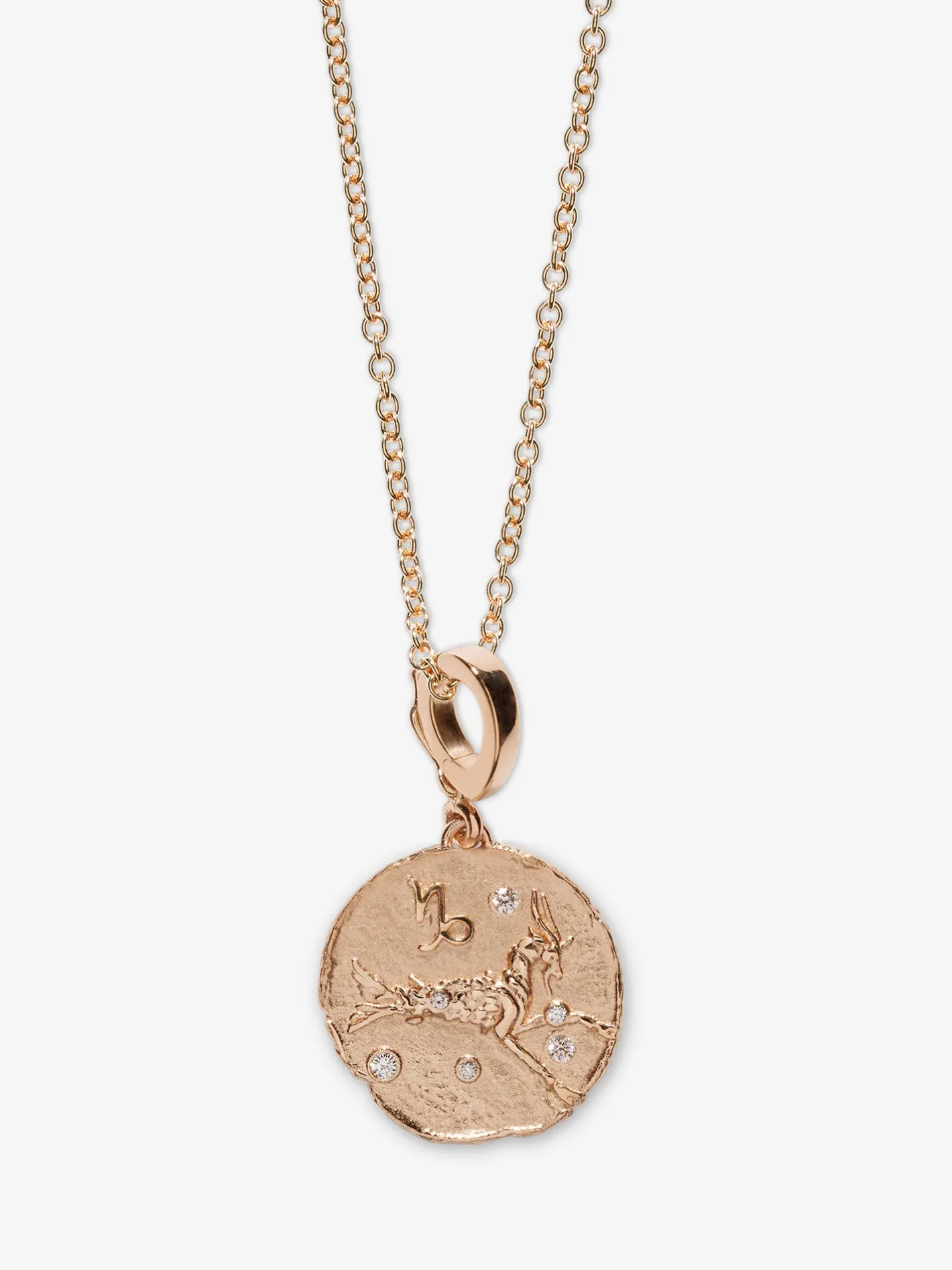 Of The Stars Capricorn Small Coin Charm<AZLEE Jewelry Store