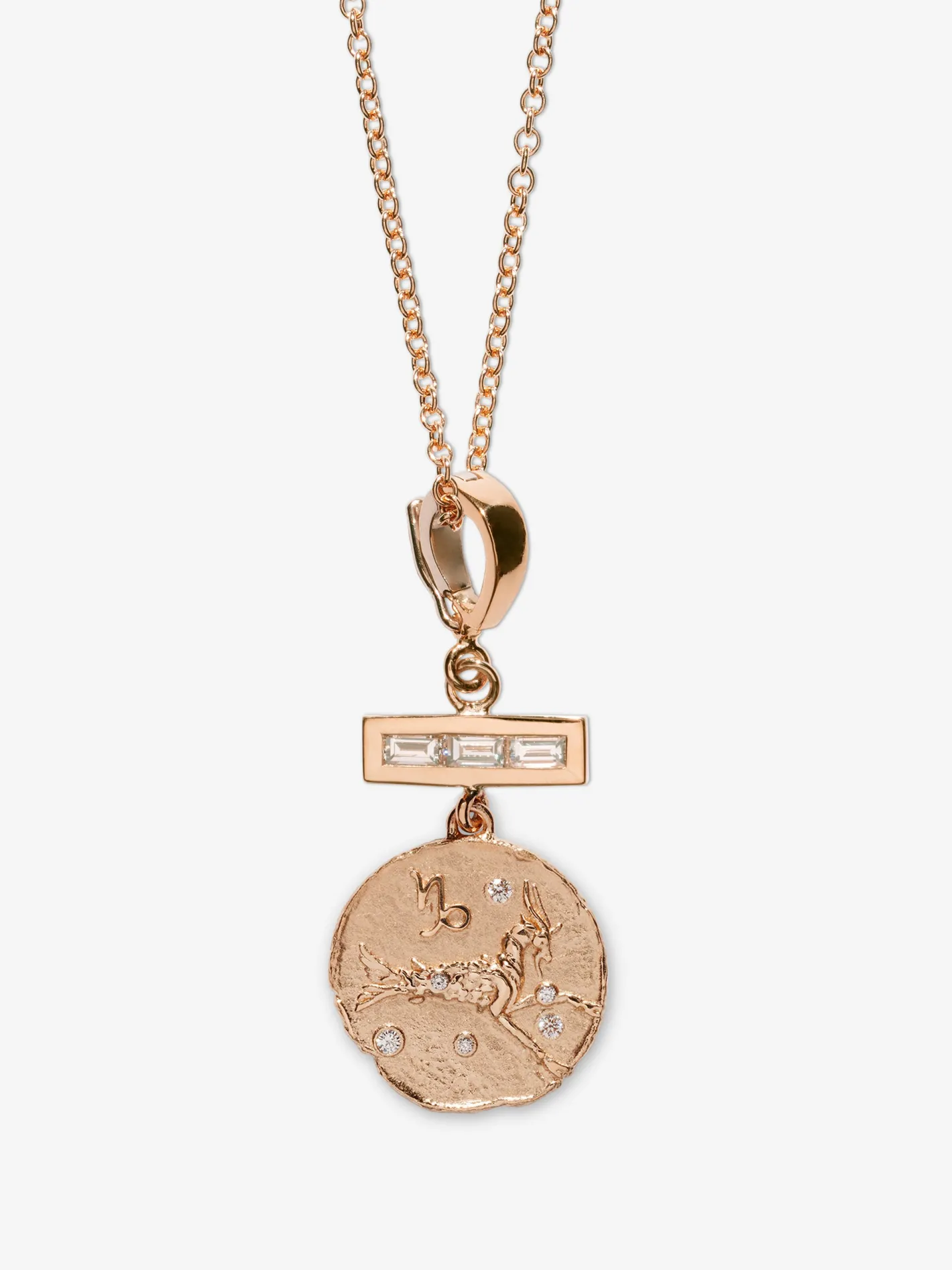 Of The Stars Capricorn Small Coin Charm<AZLEE Jewelry Store