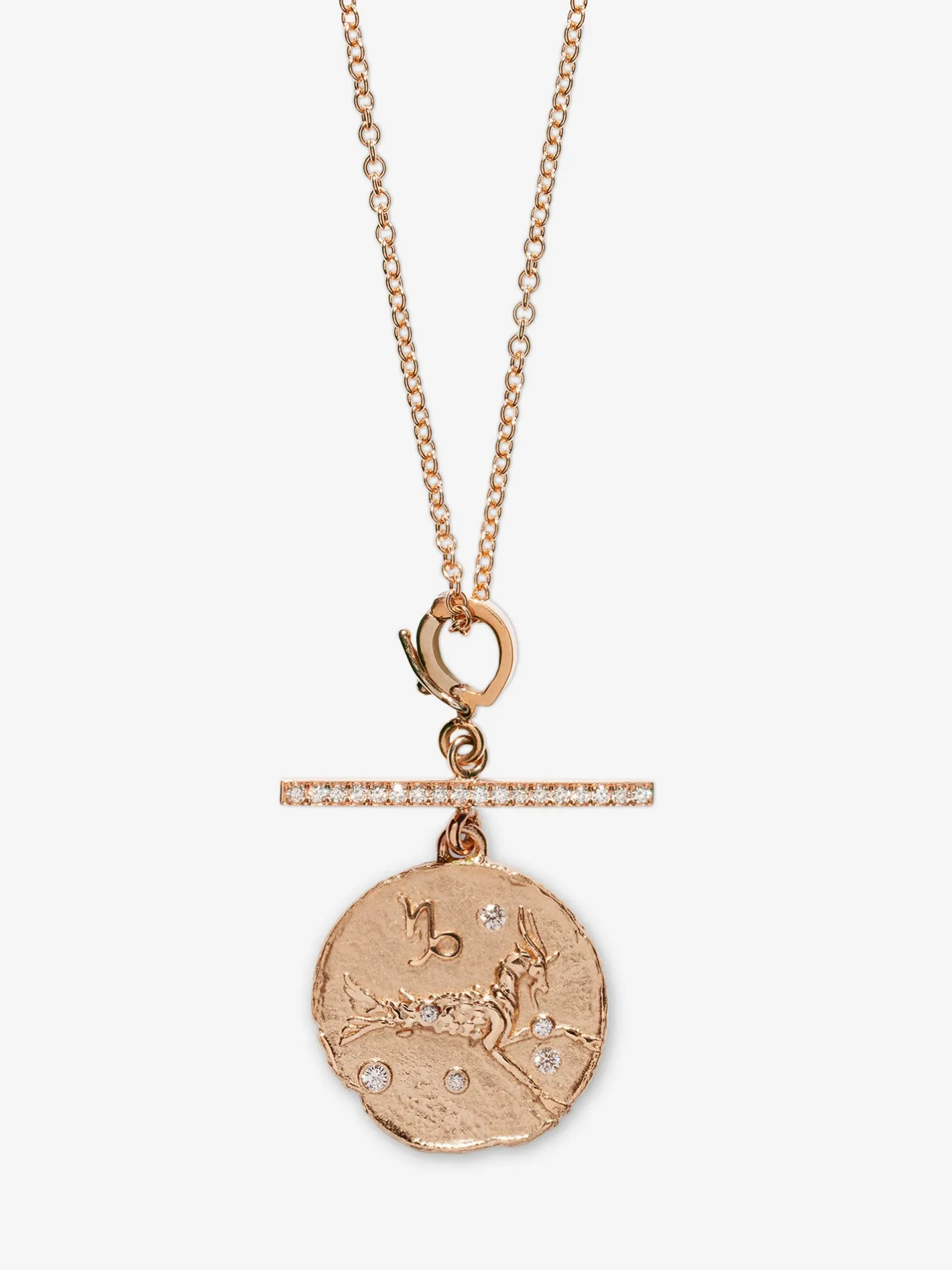 Of The Stars Capricorn Small Coin Charm<AZLEE Jewelry Store