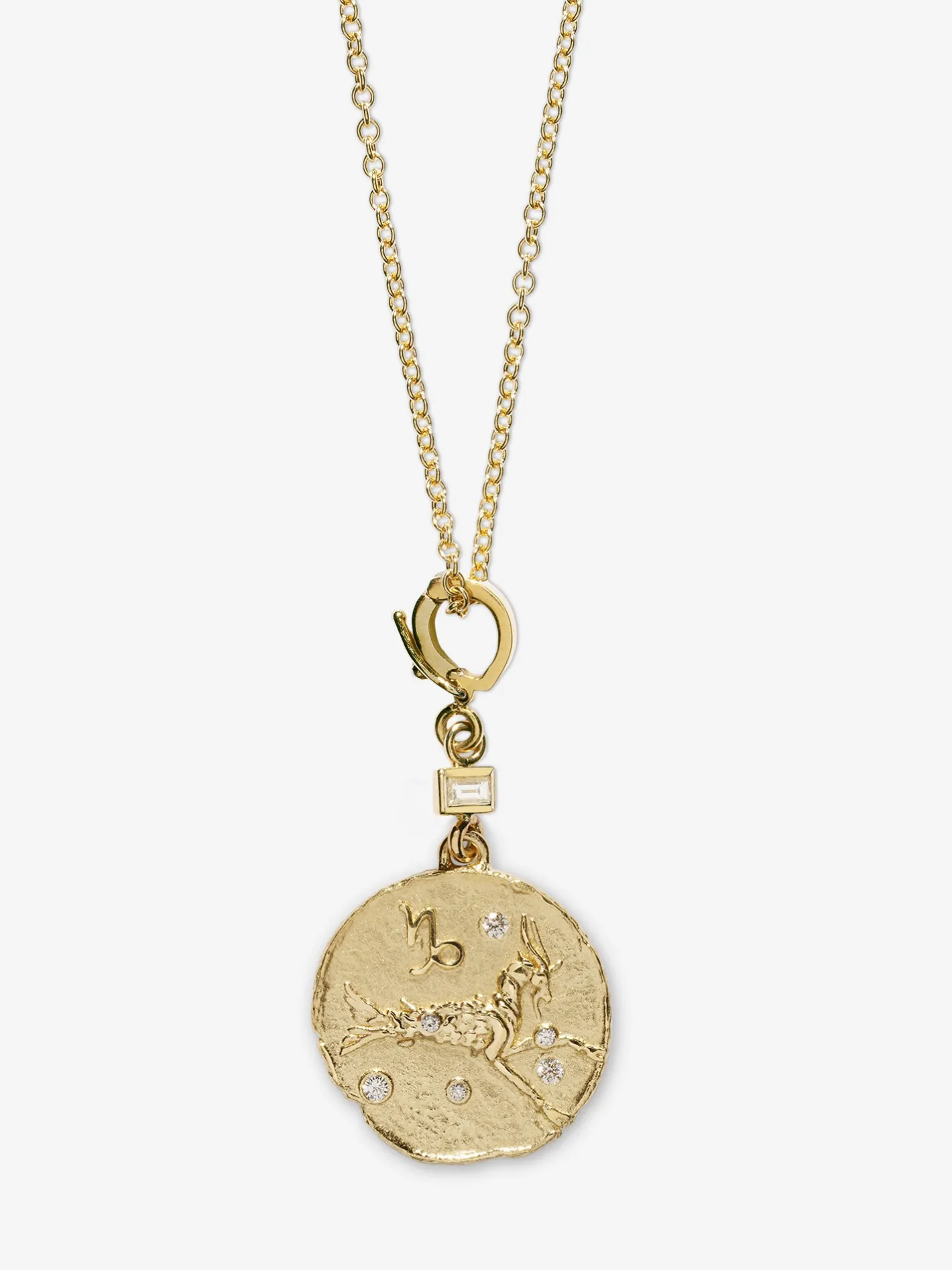 Of The Stars Capricorn Small Coin Charm<AZLEE Jewelry Store