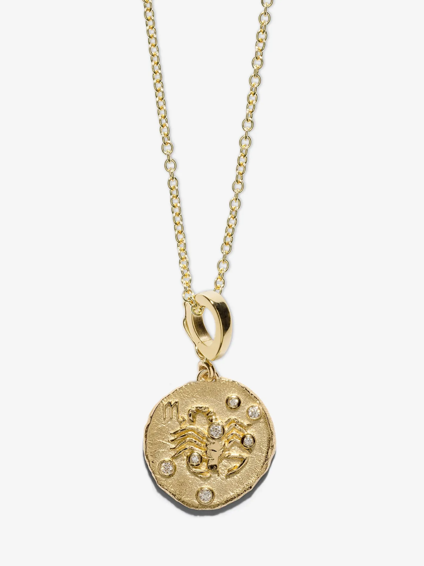 Of The Stars Scorpio Small Coin Charm<AZLEE Jewelry New