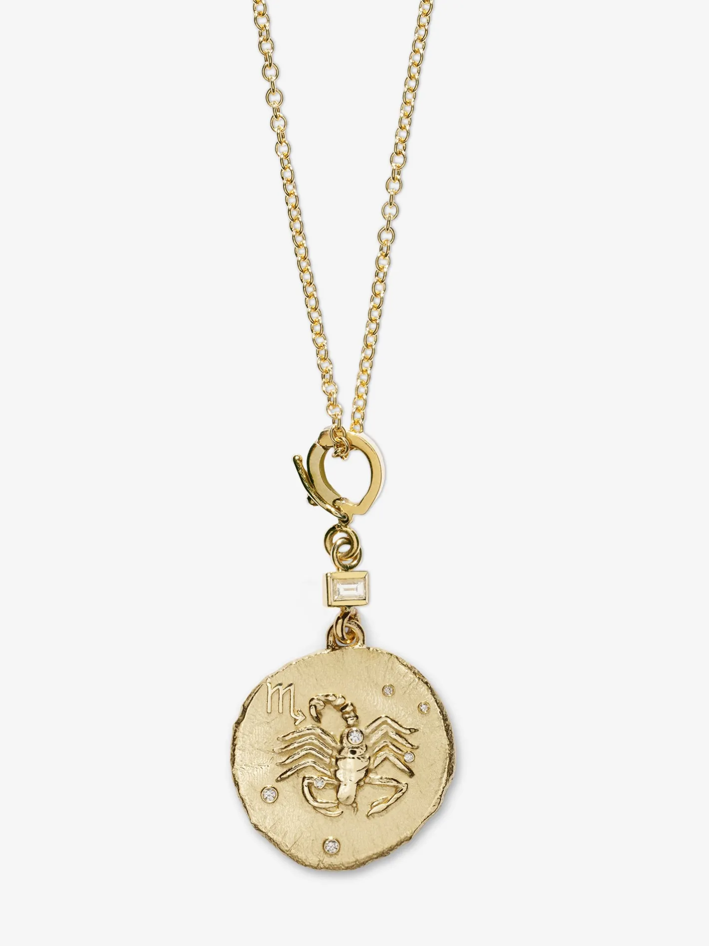 Of The Stars Scorpio Small Coin Charm<AZLEE Jewelry New