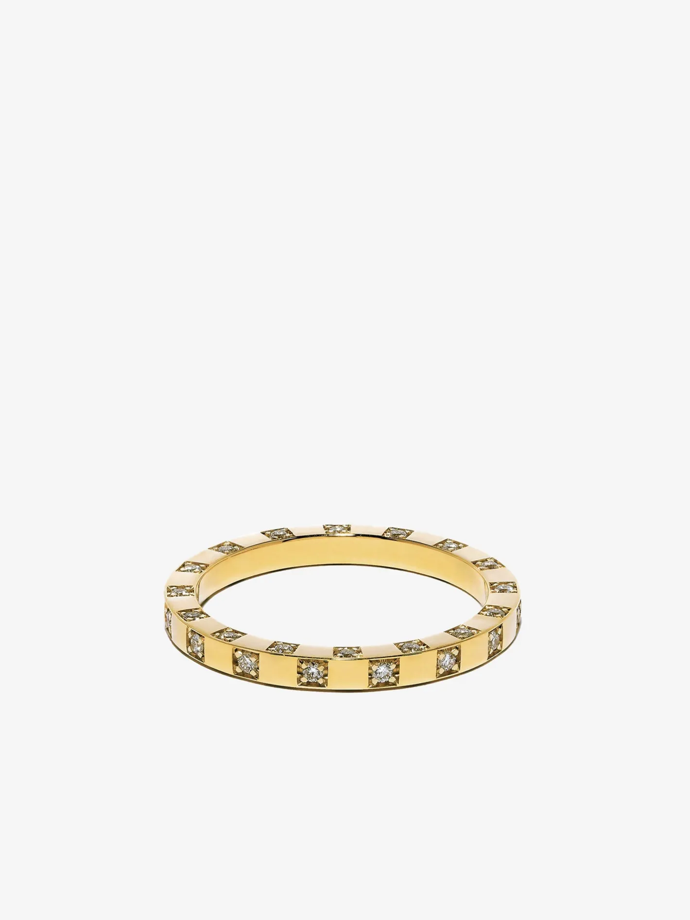 Scattered Diamond Band<AZLEE Jewelry Cheap
